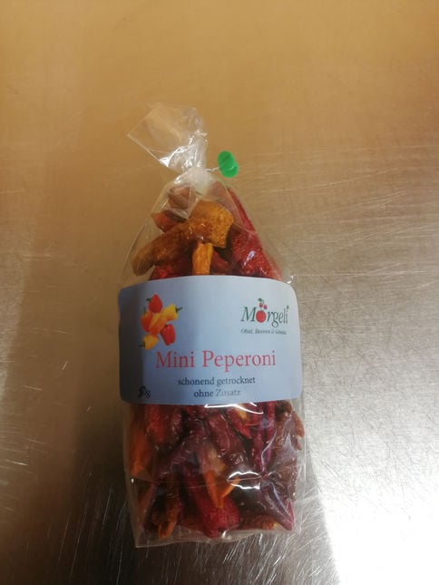 Mini Peperoni Trocken